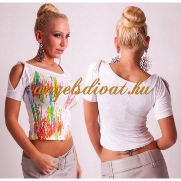 SZÍNES MINTÁS FELSŐ.