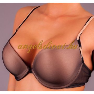 FRANCIA FEKETE BEIGE PÁNTOS MELLTARTÓ