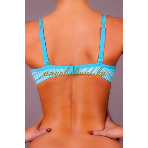 KÉK FEHÉR CSÍKOS MELLTARTÓ