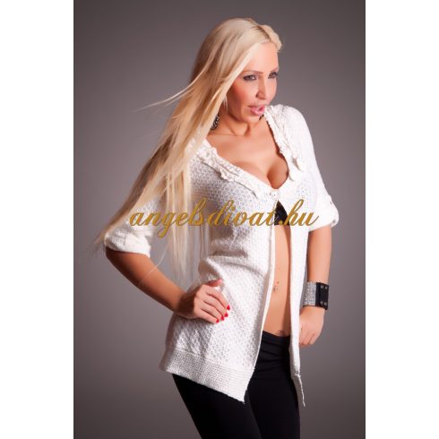 NŐI KARDIGÁN MELL GOMBOS.