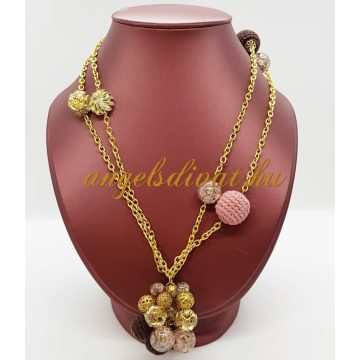 SOK-SOK GOLYÓS  BIZSU NYAKLÁNC