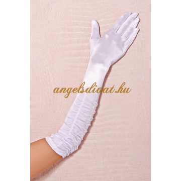 FEHÉR SZATÉN KESZTŰ HÚZOTT.