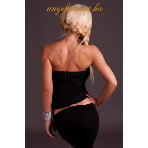 FLITTERES FEKETE KIKI TOP