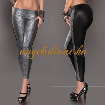 EZÜST BOA BŐRHATÁSÚ LEGGINGS