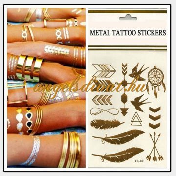 Arany - ezüst testtetoválás