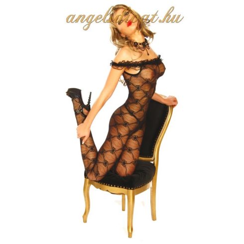 MASNI MINTÁS CSIPKÉS BODYOVERÁL BODYSTOCKING.