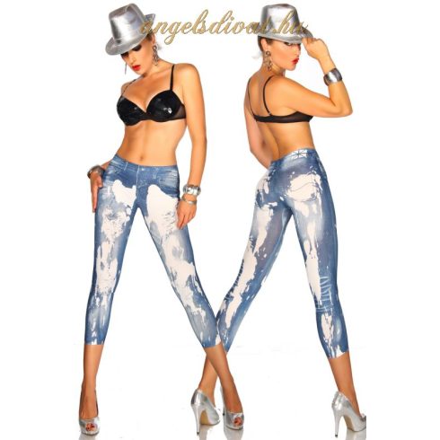 KÉK FEHÉR PACÁS LEGGING