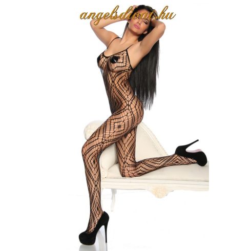 PÓKHÁLÓ MINTÁS BODYOVERÁL BODYSTOCKING.