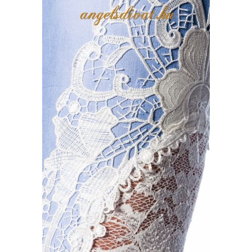 OLDALT FEHÉR CSIPKÉS BERAKÁSSAL 