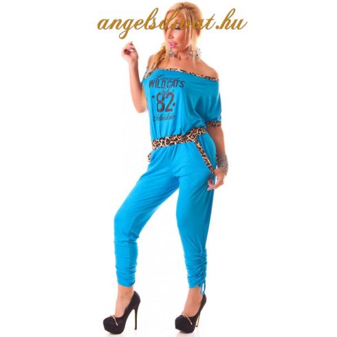 SYL KÉK LEO VÁLLRA HÚZHATÓ OVERÁL