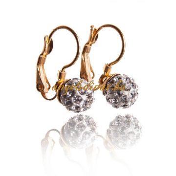 KRISTÁLY CIRKÓNIA KÖVES BIZSU FÜLBEVALÓ