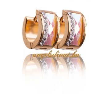 NAGY KRISTÁLY KÖVES BIZSU FÜLBEVALÓ