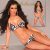 LÁNCOS STRASSZOS ZEBRA BIKINI