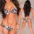 LÁNCOS STRASSZOS ZEBRA BIKINI