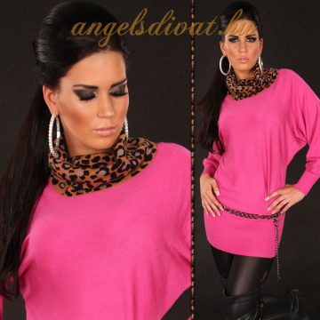 PINK  TIGRIS NYAKÚ HOSSZÚ FELSŐ