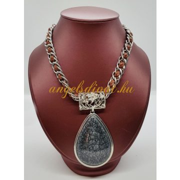 TITANIC SZÜRKE BIZSU NYAKLÁNC