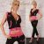 FEKETE PINK RÖVIDUJJÚ JOGGING 