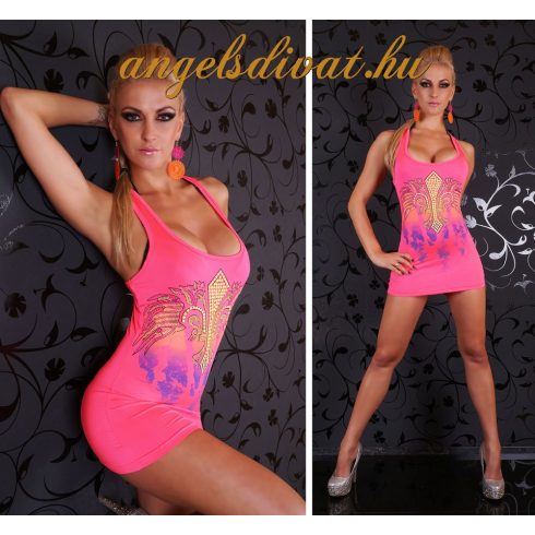 PINK ARANY DÍSZES MINTÁS TRIKÓ FELSŐ