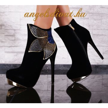 STRASSZ VIRÁG DÍSZES 