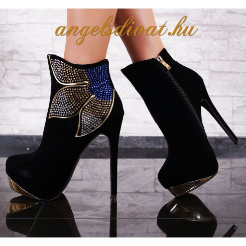 STRASSZ VIRÁG DÍSZES 