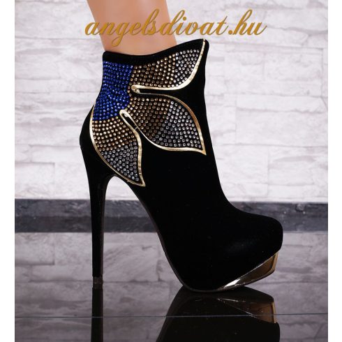 STRASSZ VIRÁG DÍSZES 