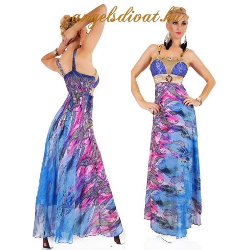 SZÍNES NŐI HOSSZÚ RUHA